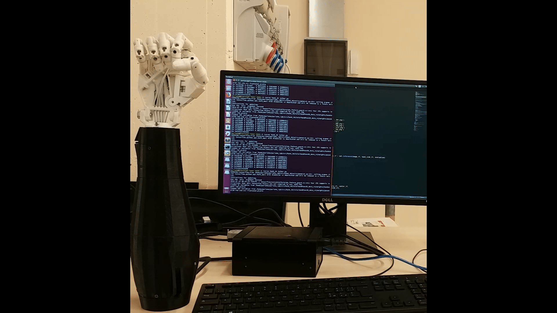 Robotic Telecommunication Device for Tactile Communication